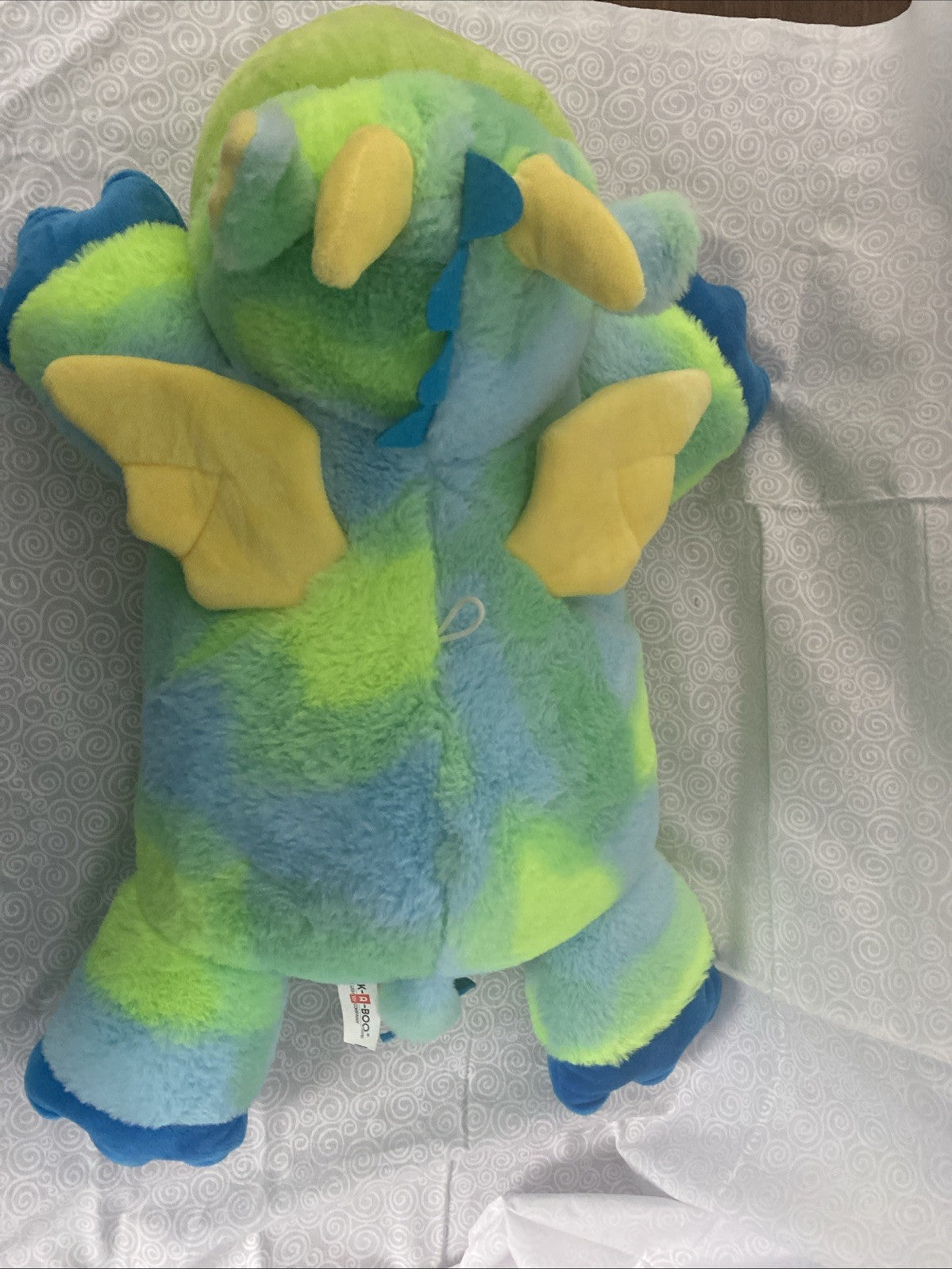 Peek-A-Boo Plush Dragon Stuffed Animal 22’’ Blue And Green Fantasy Castle Magic