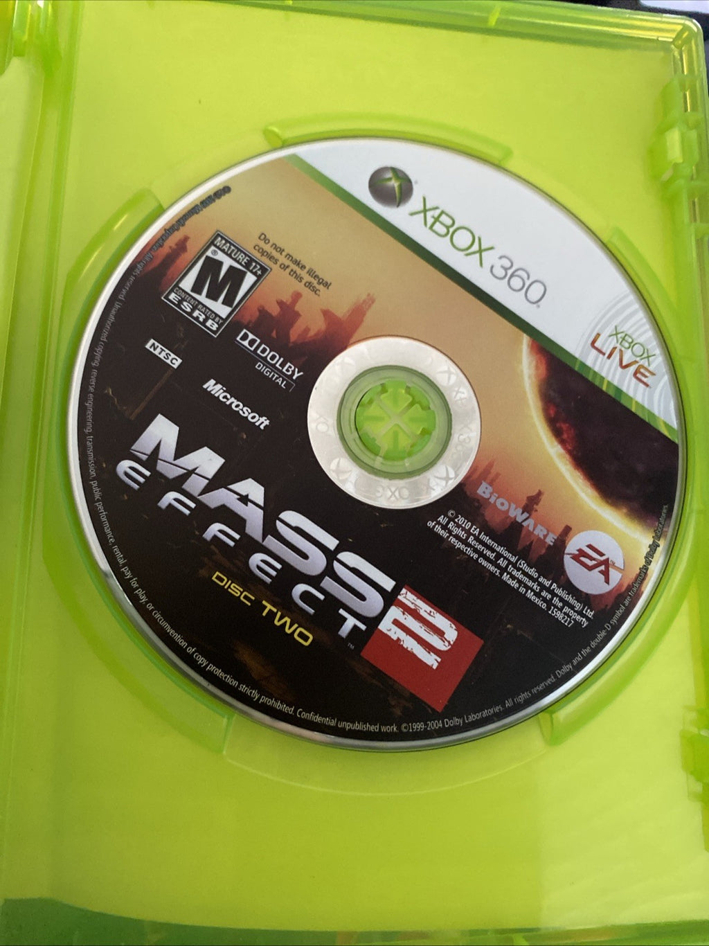 Mass Effect + Mass Effect 2 + Mass Effect 3 Xbox 360 Complete 
