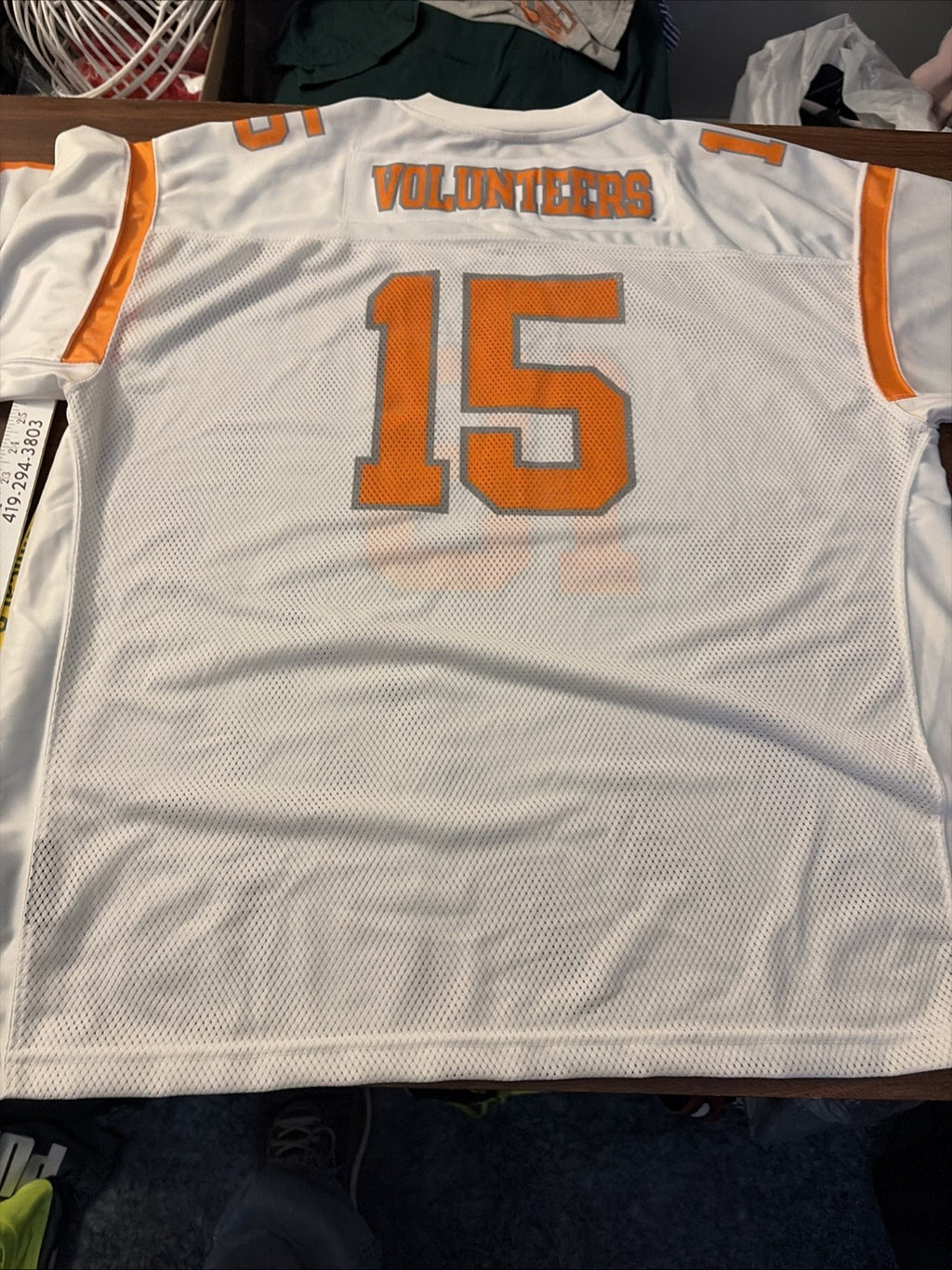 Starter Men’s XL  Tennessee Volunteer Football Jersey Number 15 White