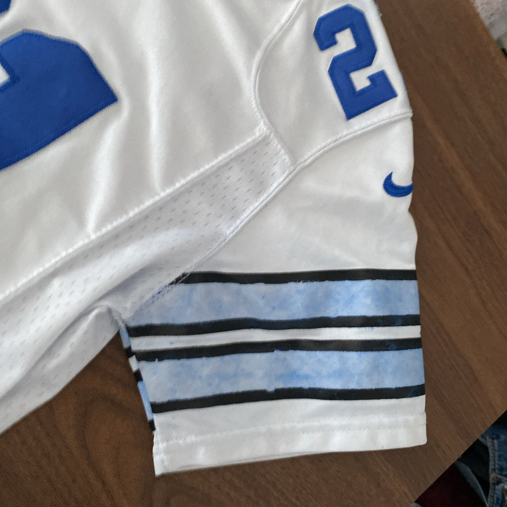 Ezekiel Elliott  White Jersey Nike On Field Kids S Dallas Cowboys Jersey