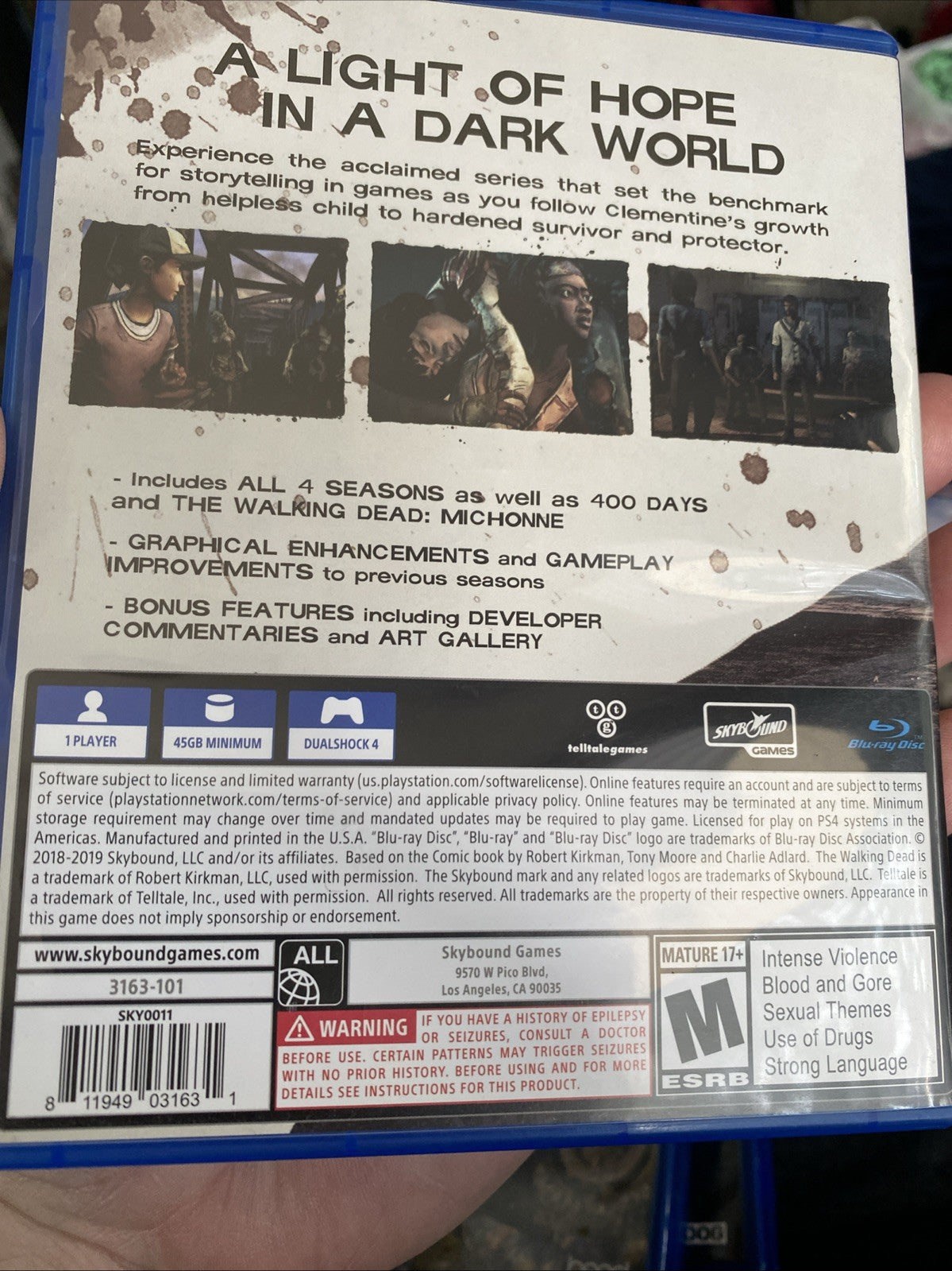The Walking Dead: The Telltale Definitive Series (PlayStation 4, 2019)