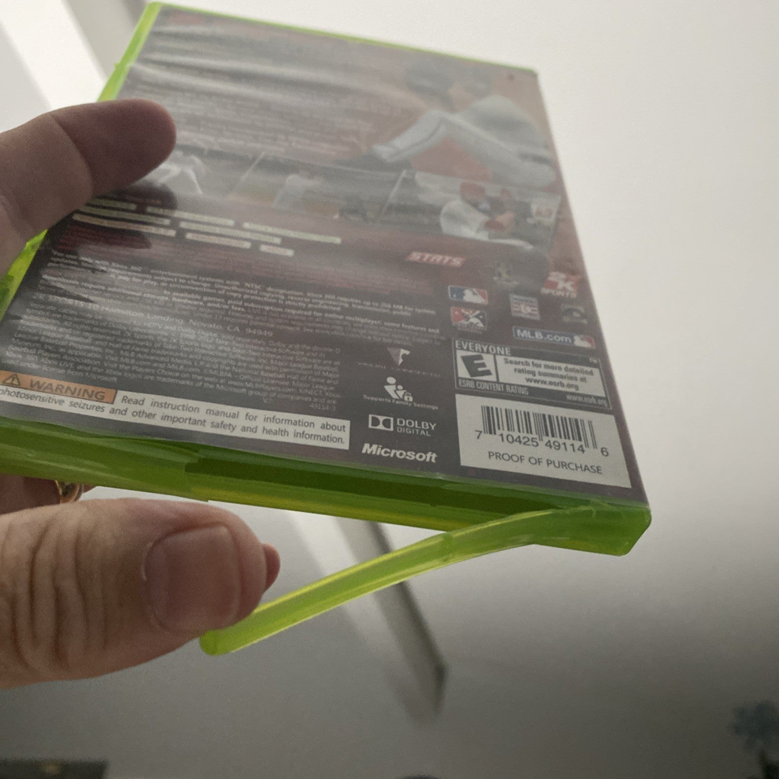 Major League Baseball 2k12 (Microsoft Xbox 360) No Manual Cracked Case