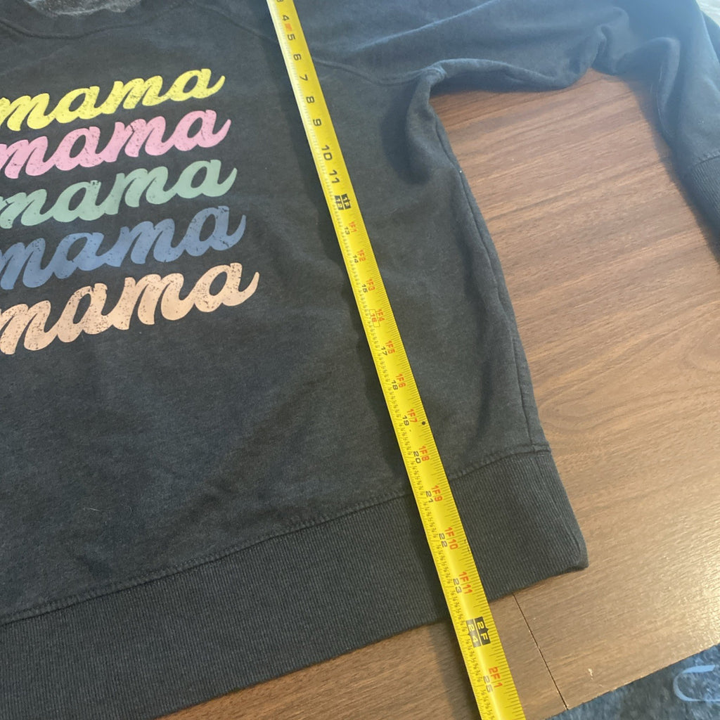Maurices MAMA Black Pullover Sweatshirt Size XL