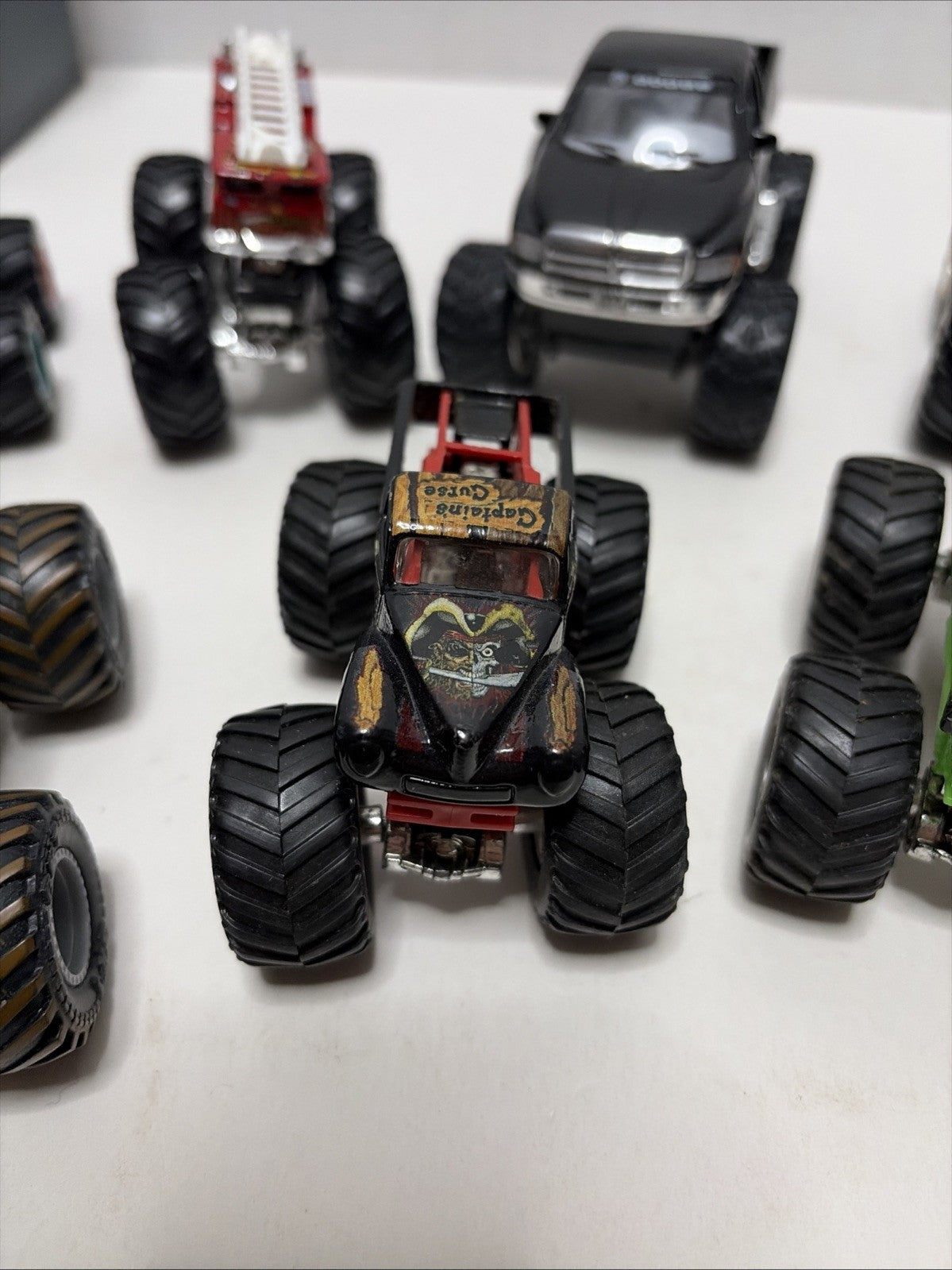 Monster Jam Lot Of 7 Diecast 1:64 Scale Monster Trucks