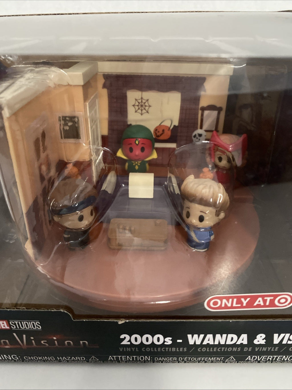 Funko Mini Moments-Wandavision 2000's- Wanda & Vision w/Billy & Tommy- NIB