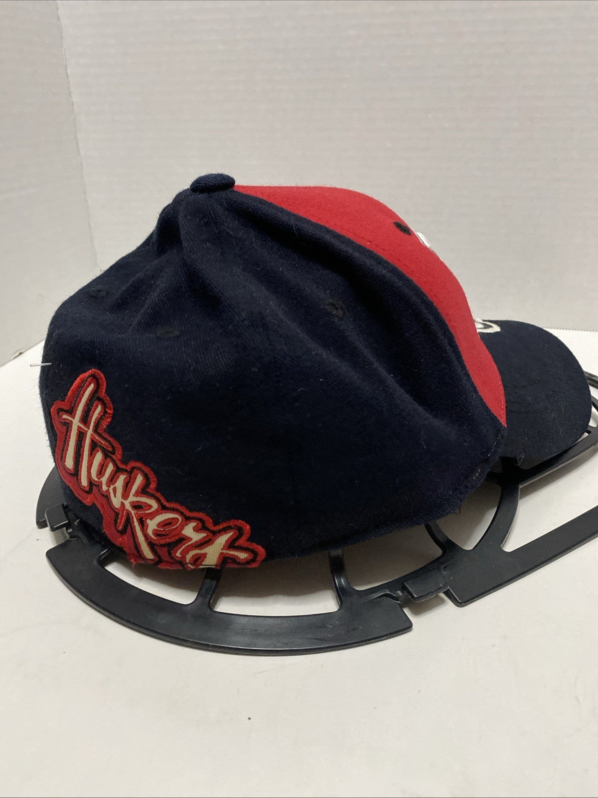 Zephyr Bleck Red Nebraska Cornhuskers Basketball NCAA Men's Cap Hat Size M/L
