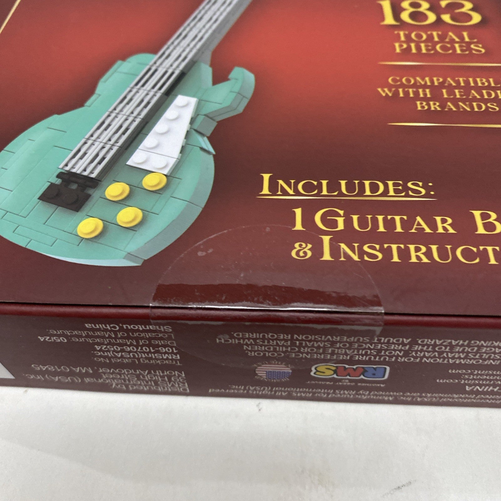 Block SYMPHONY Guitar Building Block Set 183 Pieces total NEW Sealed