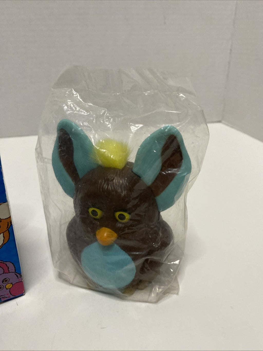 Vintage Furby Burger King Hasbro 2005 New In Box Sealed Blue Aqua Teal Yellow