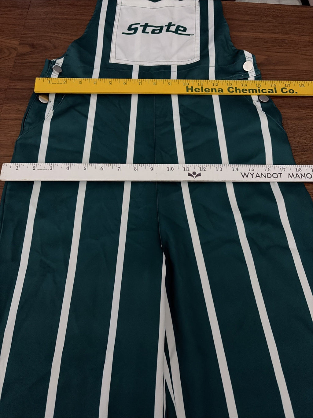 Gameday Bib Overalls Michigan State Size 30x28 See Pic For Measurement