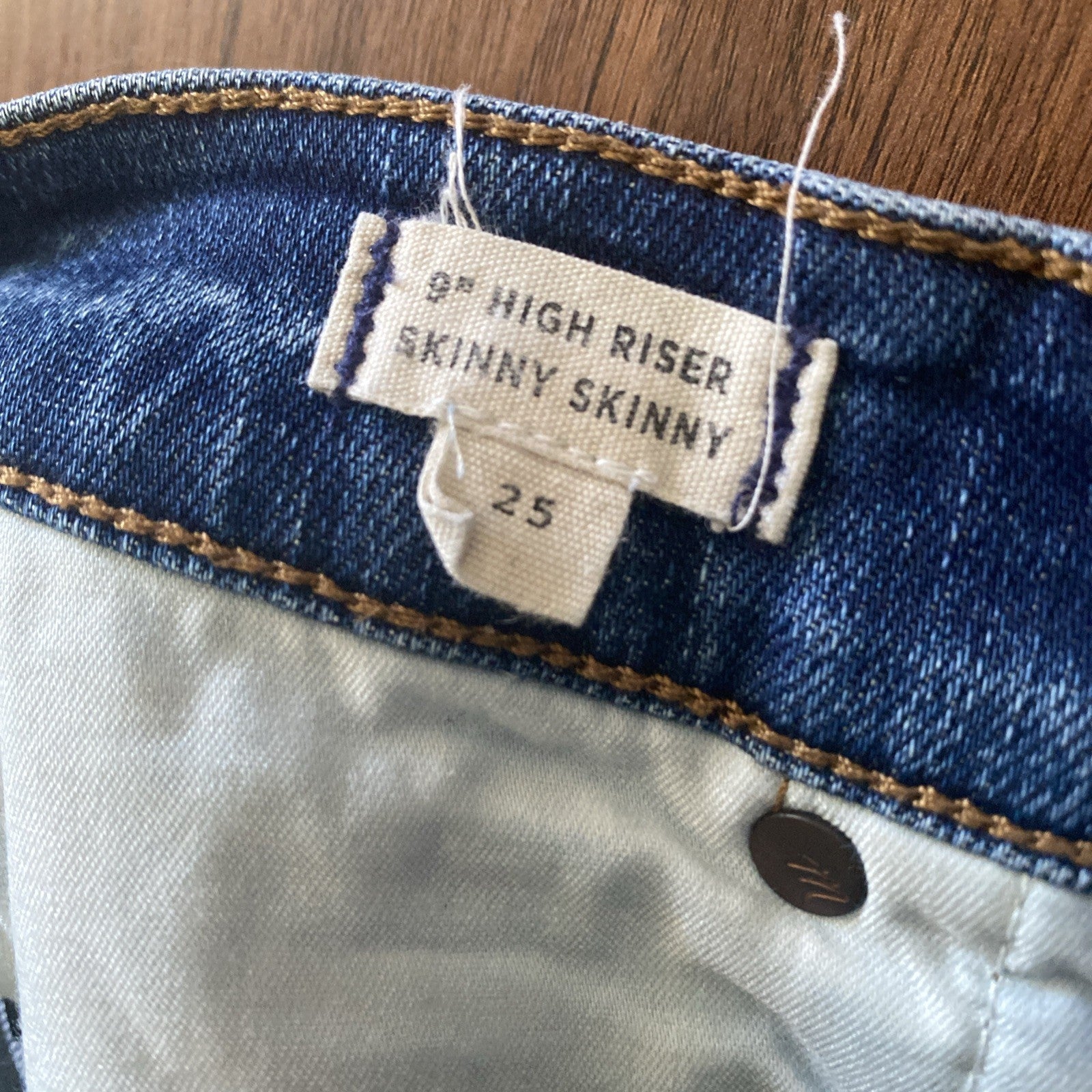 Madewell  Women's Size 25 Jeans 9" High Riser Skinny SkinnynGray Washed