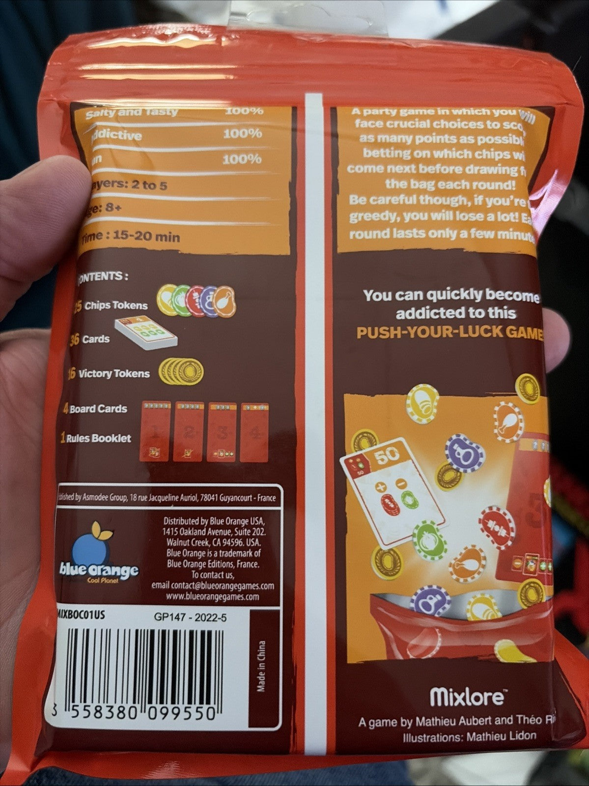 Bag of Chips Card Game, The Salty & Tasty Party Game - New - Ships Same Day