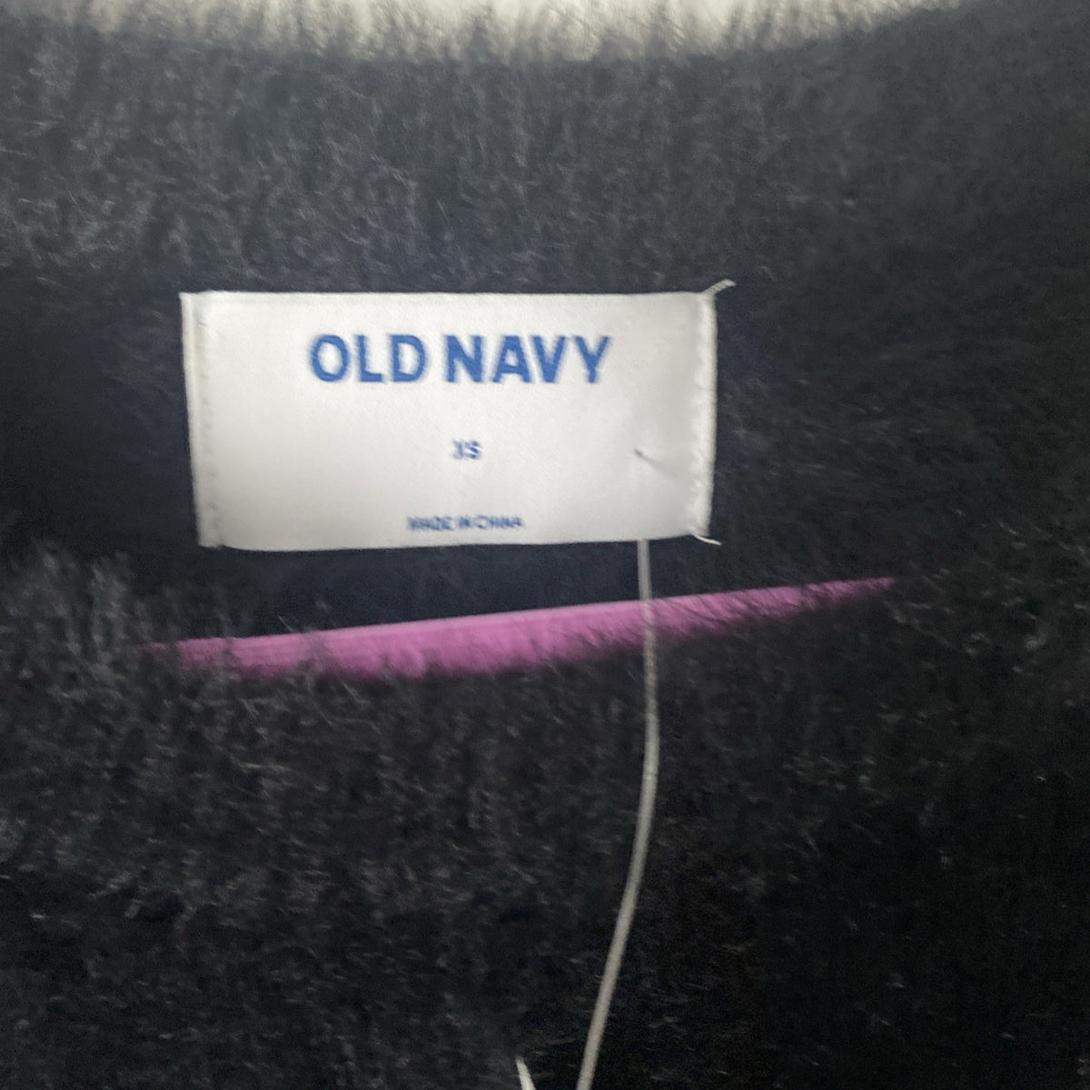 Old Navy women’s extra small cashmere black sweater black extremely soft