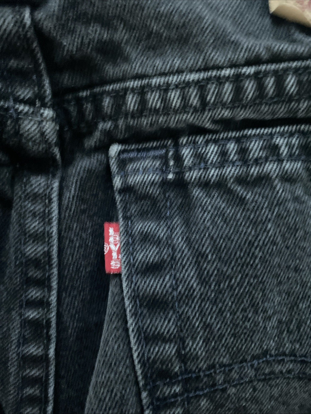 Levi jeans 38X 34 black denim jeans