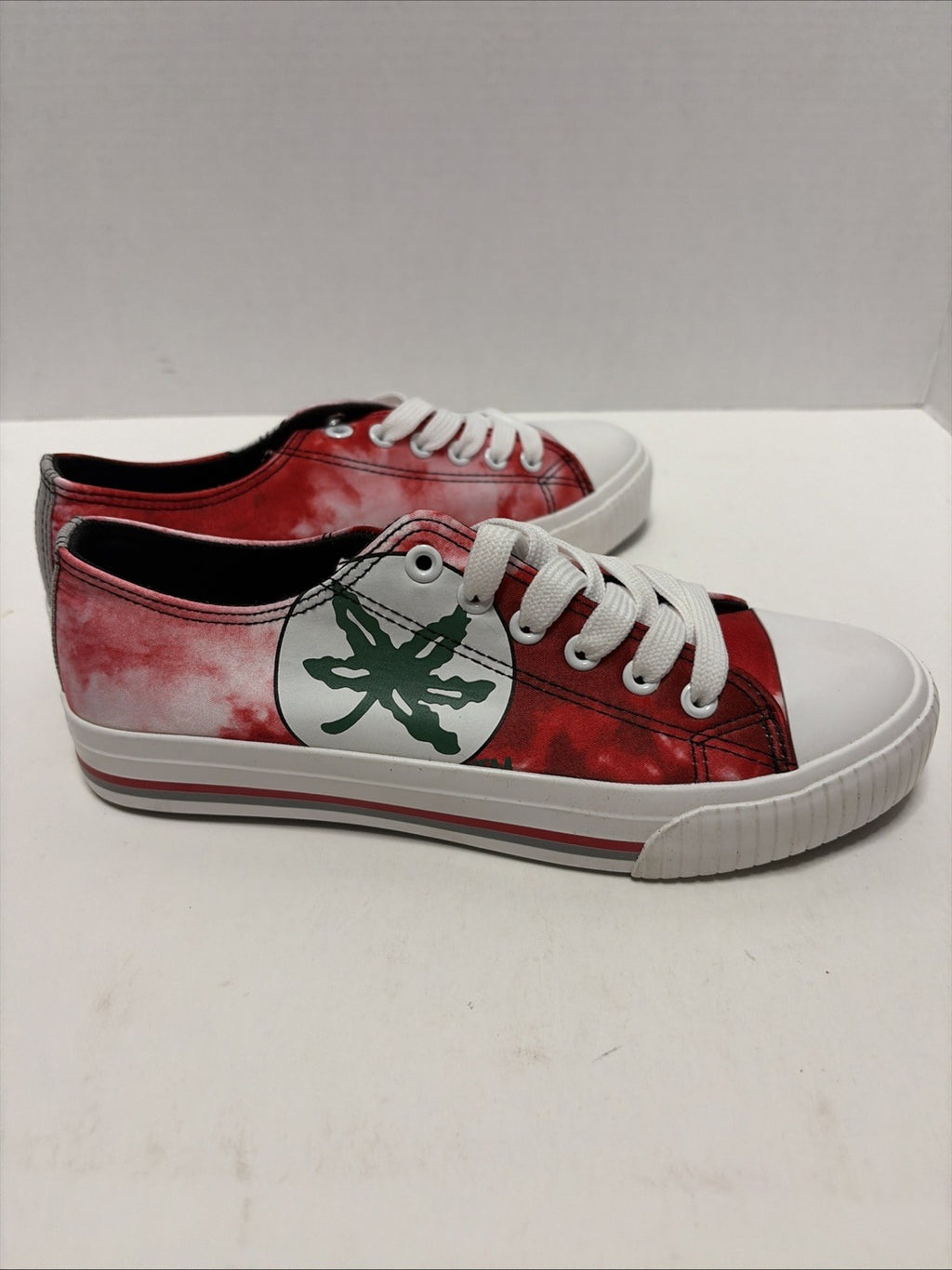 Ohio State Buckeyes FOCO Women's Low Top Tie-Dye Canvas Shoe Women's Size 8