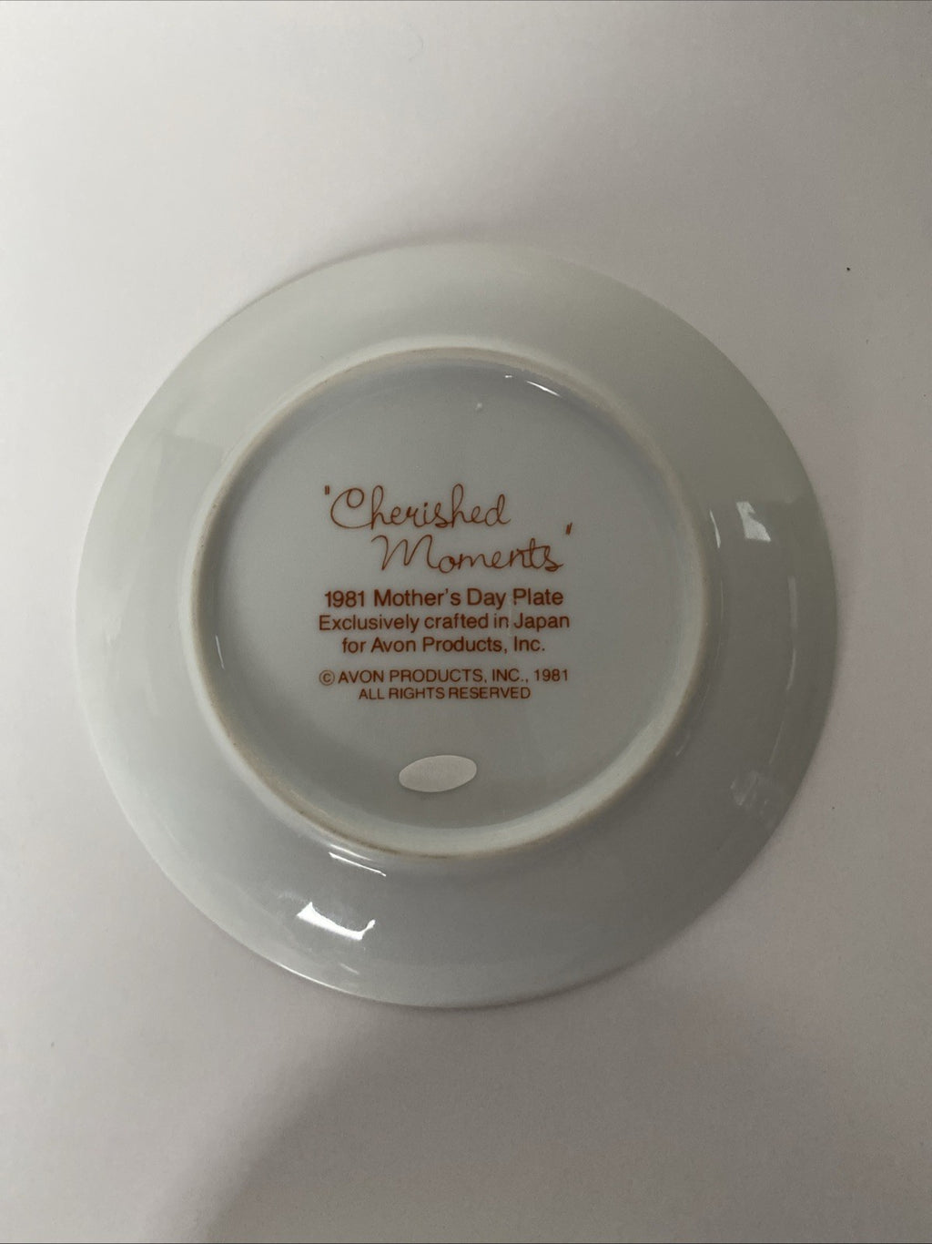 1981-84 Avon Mothers Day Collector Plates 5” Vintage