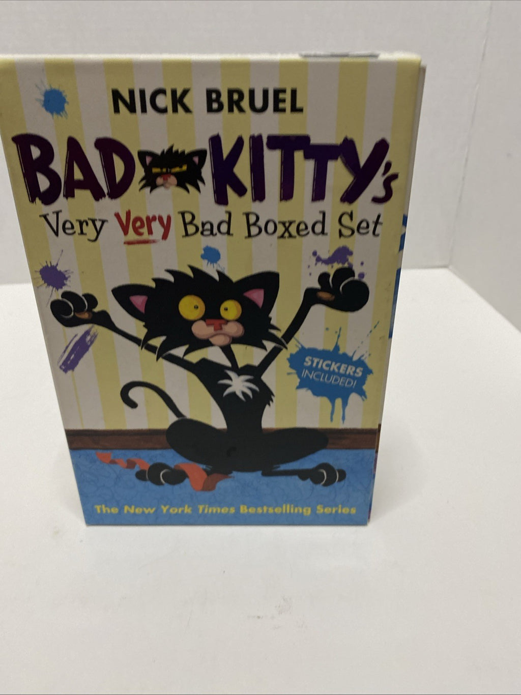Bad Kitty's Very Very Bad Boxed Set By Nick Bruel Like new No Stickers