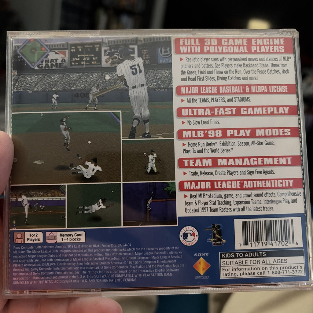 MLB 98 (Sony PlayStation 1, 1997)