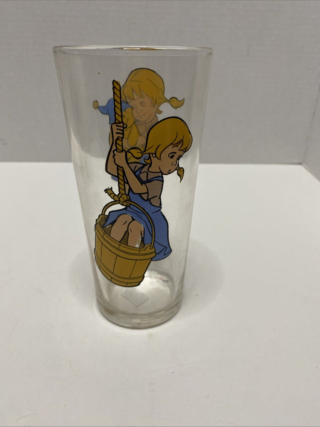 Walt Disney Penny 1977 The Rescuers Pepsi 6 in Drinking Glass White Letters