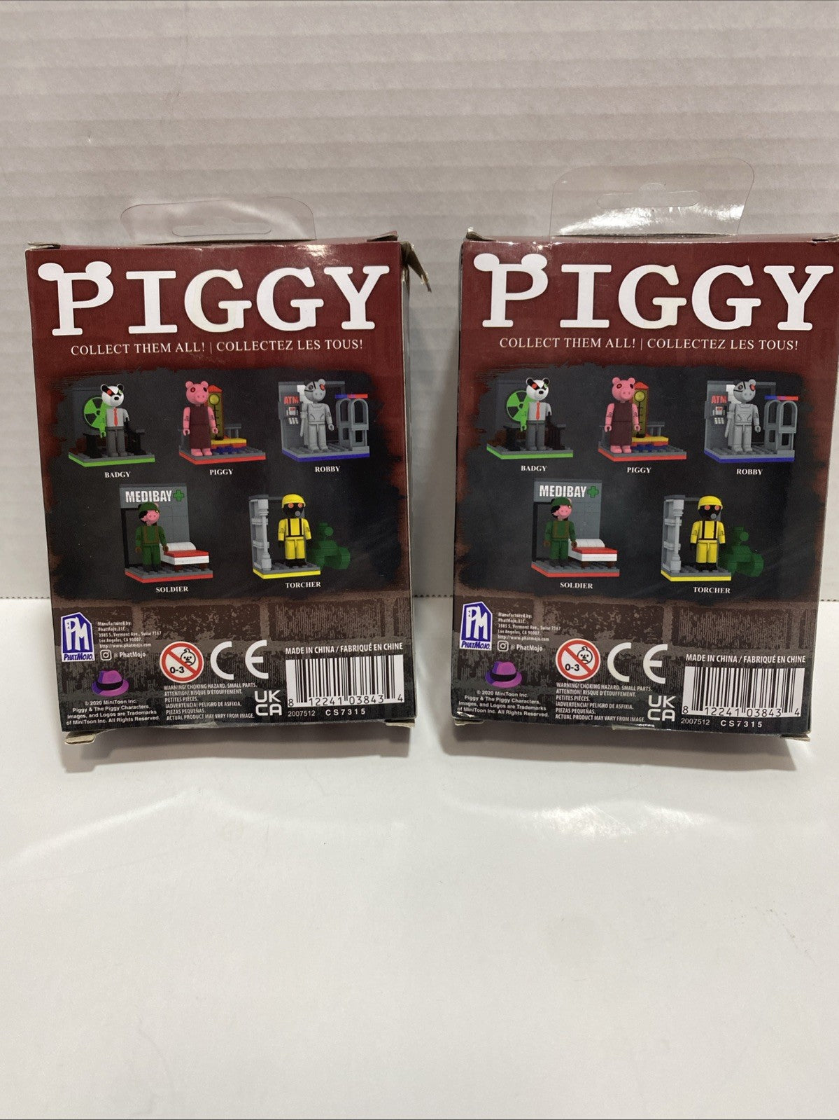 NEW! Roblox Piggy Buildable Set Series 1 * Piggy x2  * 2 Inch Figure LOT