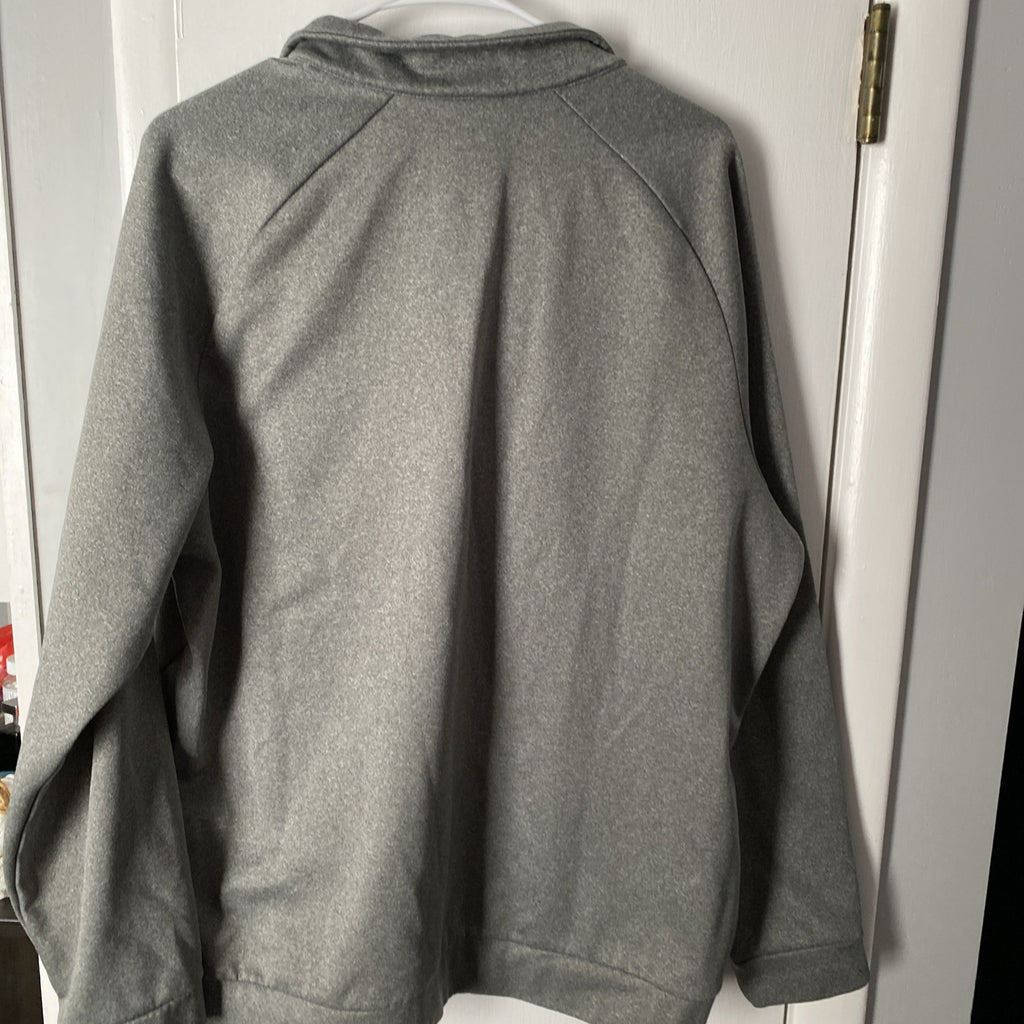 NIKE DRI FIT LONG SLEEVE GYM TRAINING TOP 860477-071 Gray 1/4 ZIP  Men's XL