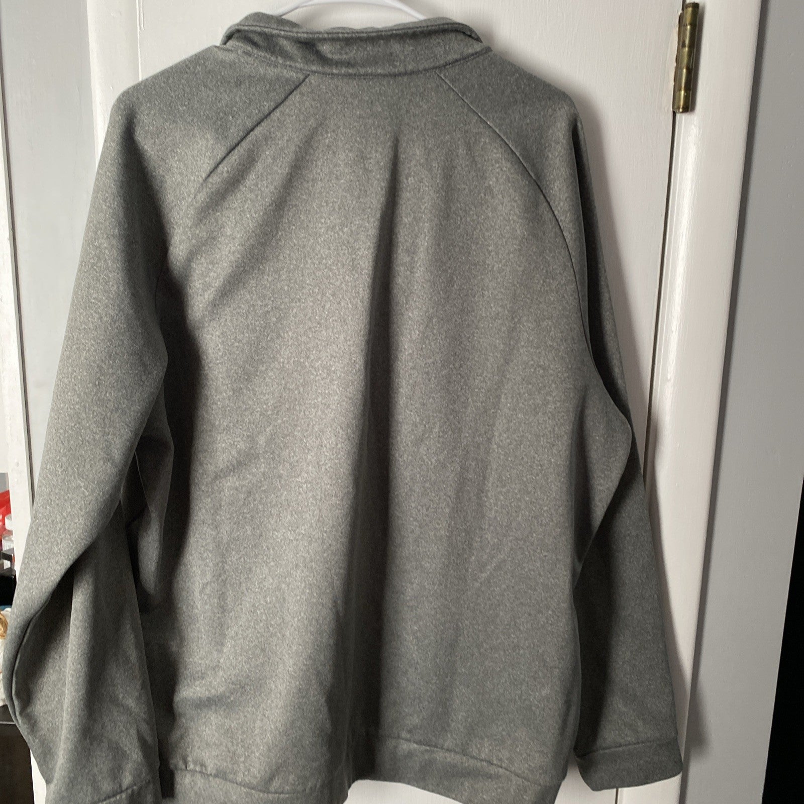 NIKE DRI FIT LONG SLEEVE GYM TRAINING TOP 860477-071 Gray 1/4 ZIP  Men's XL