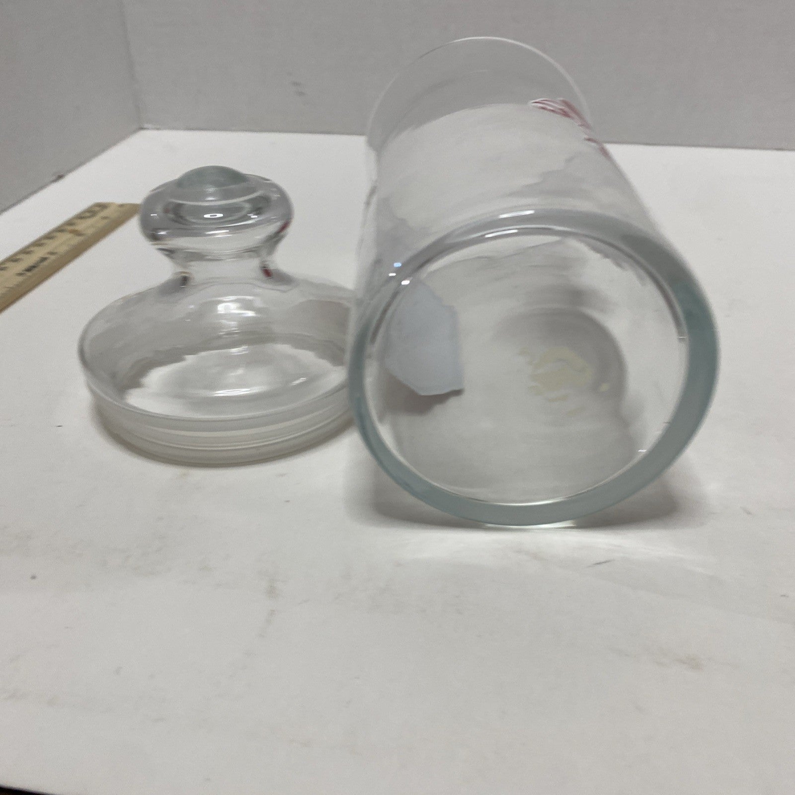 Ohio Buckeyes Clear Glass Canister With Lid