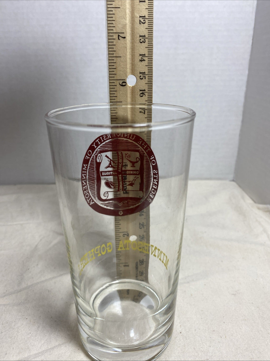 1960's Marathon Big 10 UNIV OF MINNESOTA "Gophers" Drinking Tumbler (5.5" H)