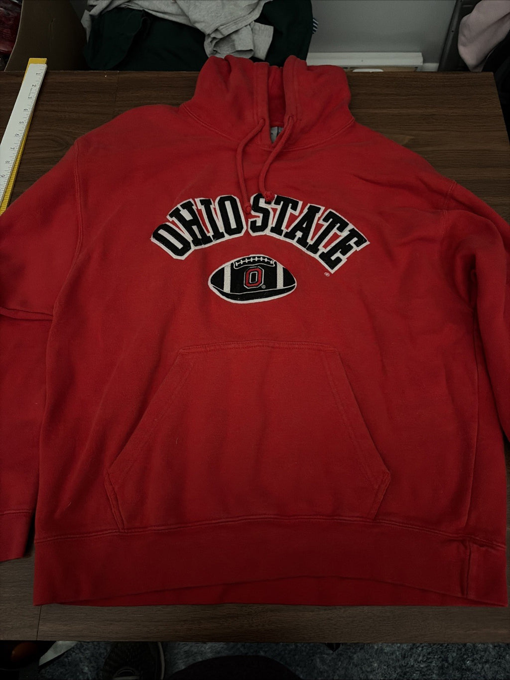 The Ohio State University, Buckeyes Football Hoodie  J America Sportswear Size L