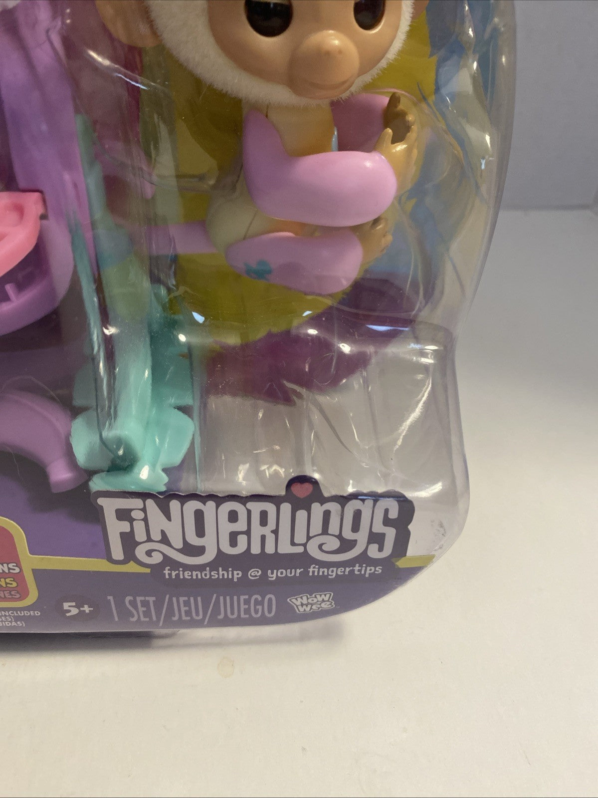 Fingerlings Interactive Baby Monkey Nursery Playset Jas 2-in-1 NEW