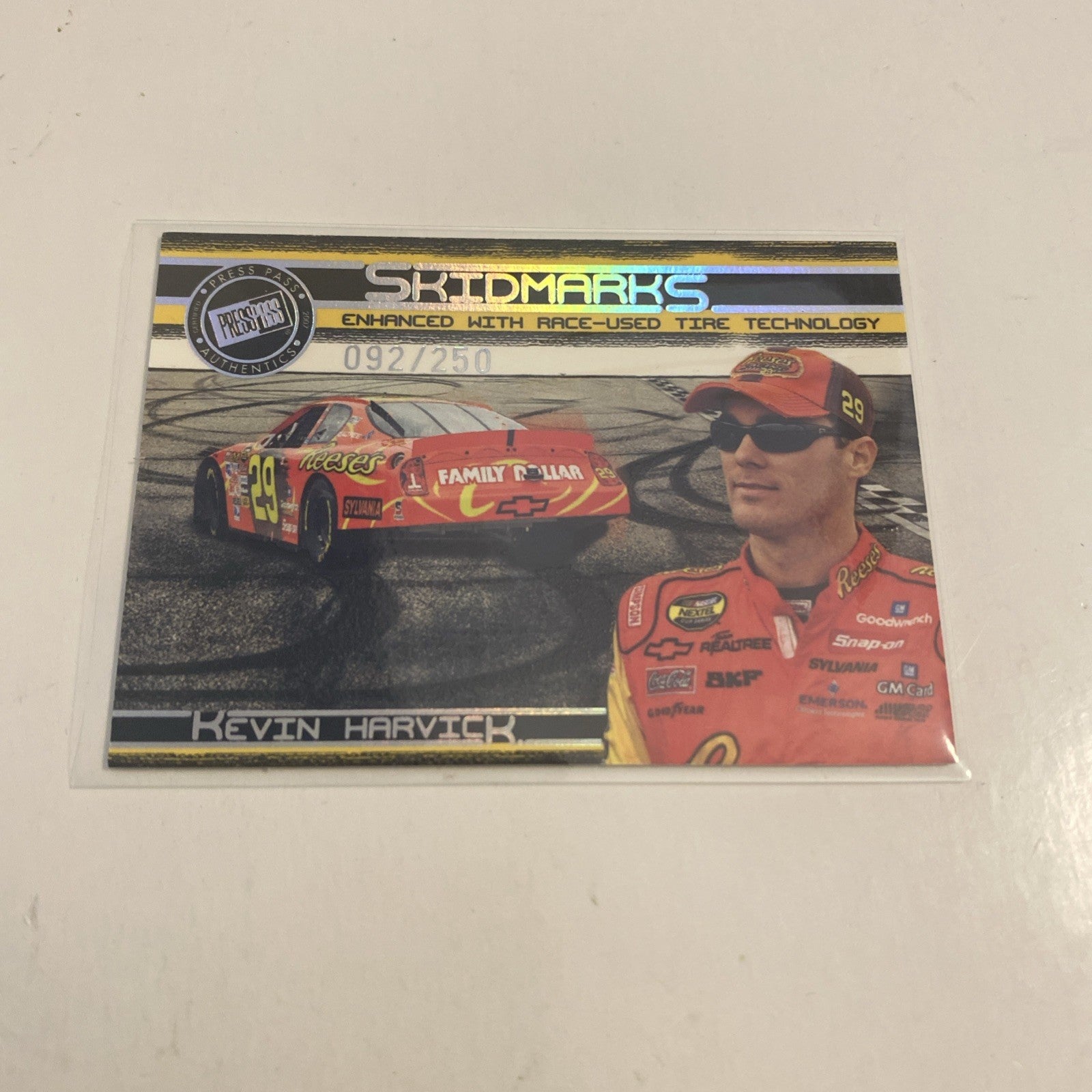2007 Press Pass Eclipse Skidmarks #3 KEVIN HARVICK 🏎Racing 🏁NASCAR🏁 92/250