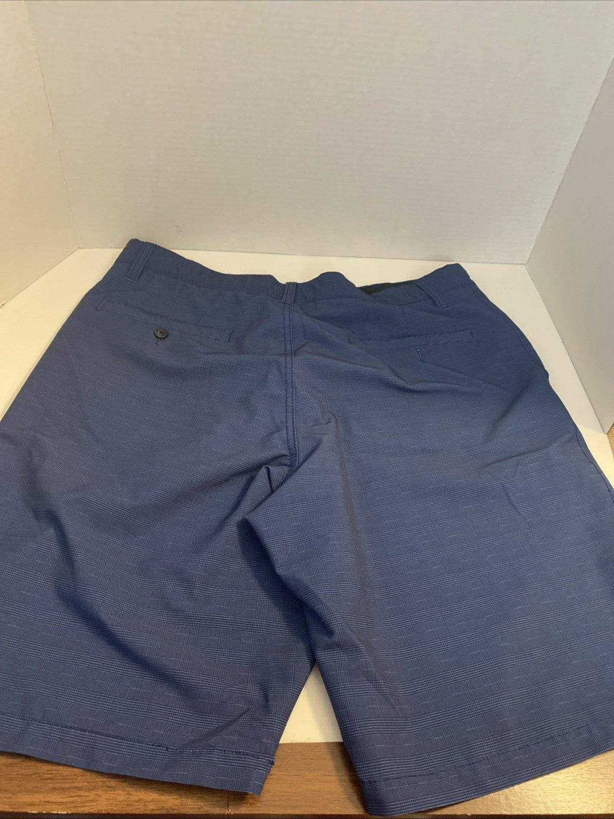Caribbean Shorts Men 34  blue four-way stretch