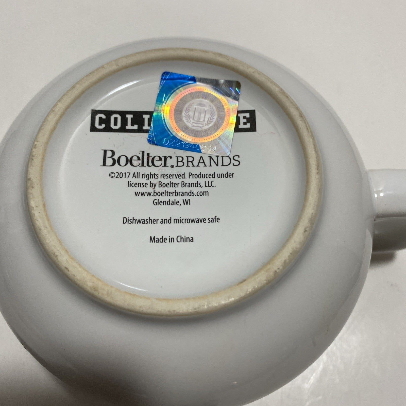R.F.S.J. Inc. Badger Bowl with Handle NCAA Wisconsin Badgers collegiate