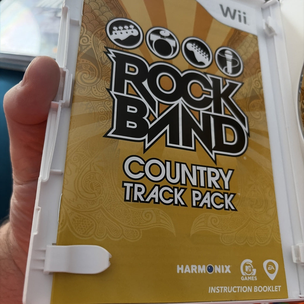 Rockband Country Track Pack Nintendo Wii Complete With Manual CIB Tested Working