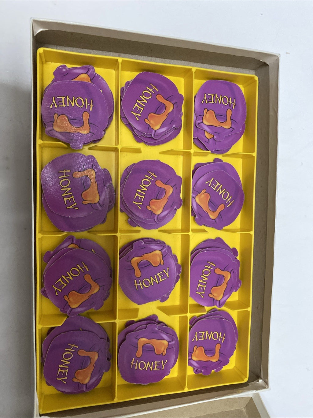 Vintage Winnie The Pooh Memory Board Game Milton Bradley 1999 100% Complete