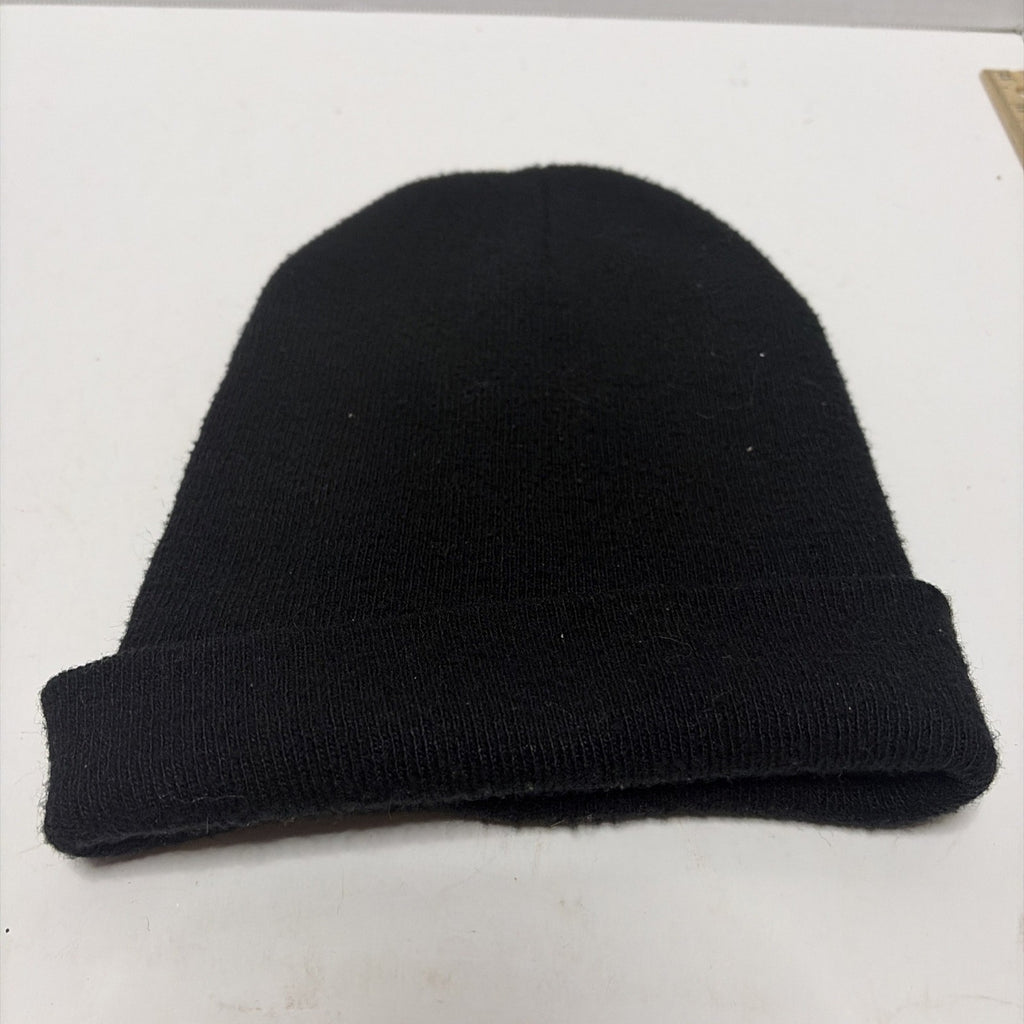 Green Bay Packers Black 8" Knit Beanie Hat NFL Football