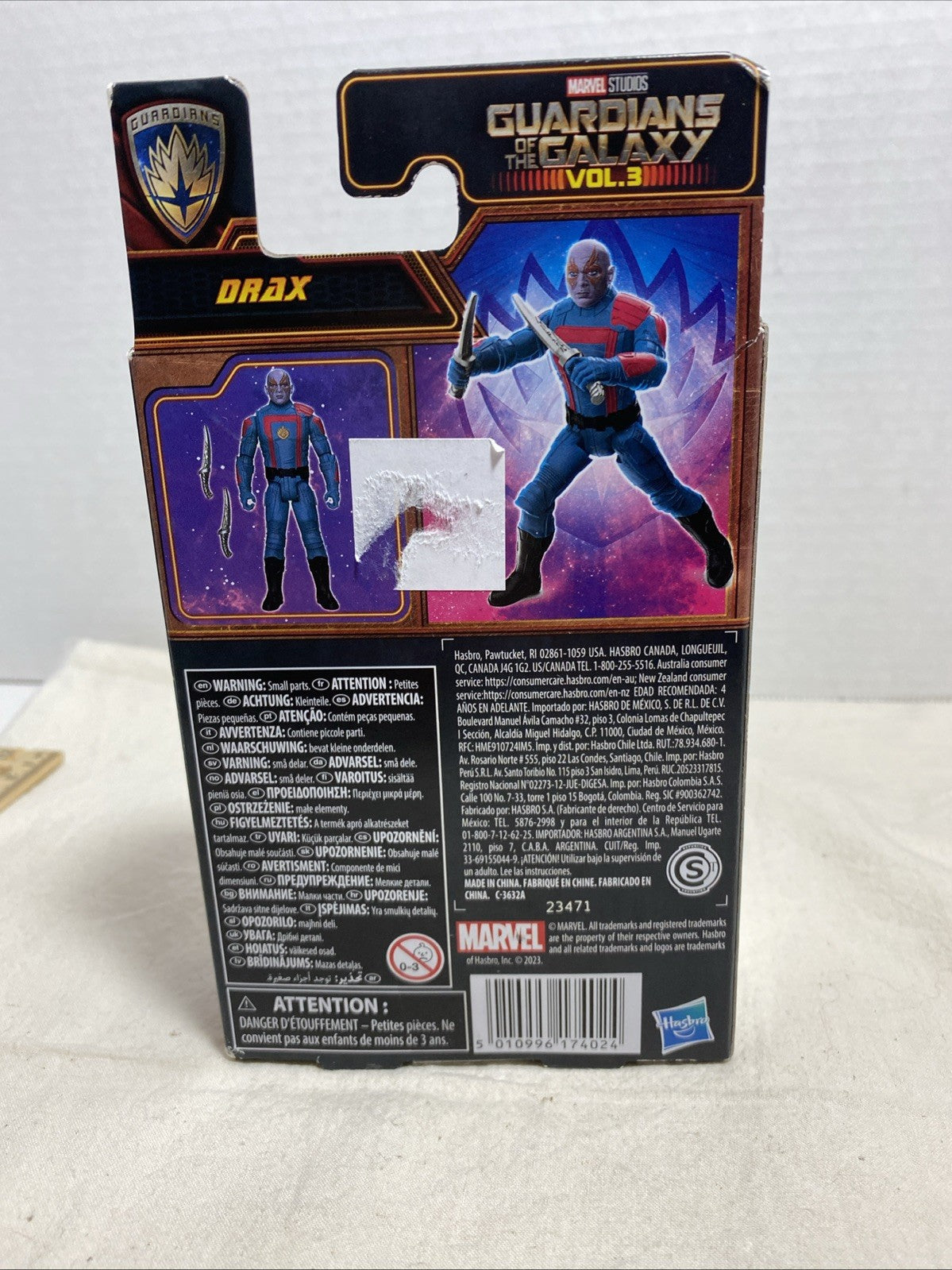 Marvel Guardians of the Galaxy Vol 3 Epic Hero Series 1 Drax Classic 4” 2023