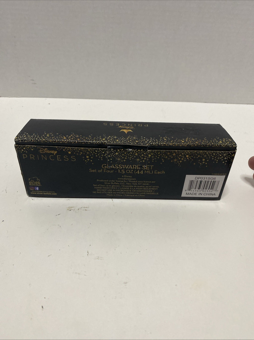 Disney Fashionista Princesses 4 Piece Mini Glass Set