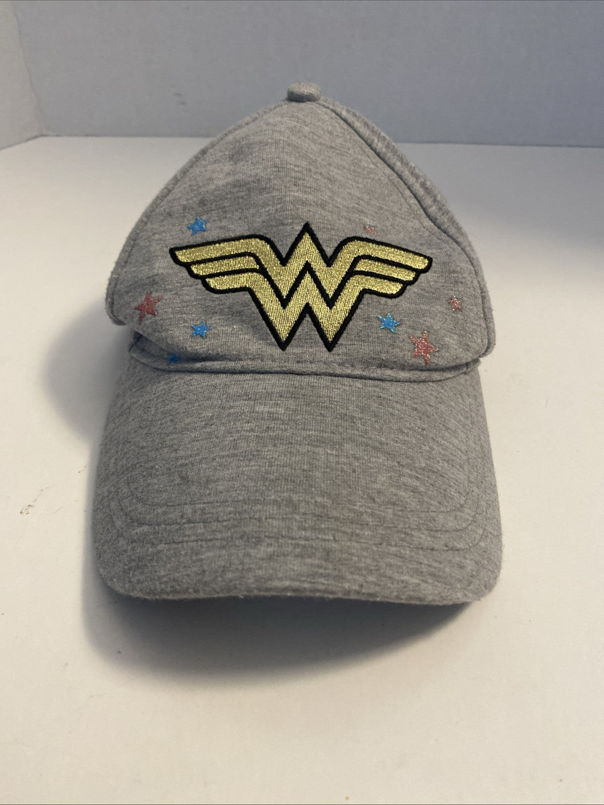 DC Wonder Woman Grey Gold Adjustable Hat Baseball Cap