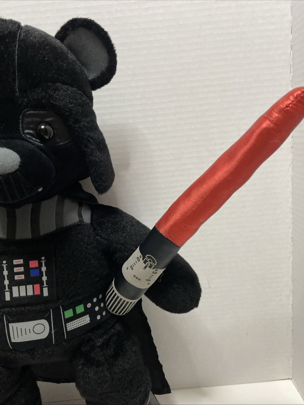 Build A Bear Star Wars Darth Vader Bear Plush no  Sound Cape 18 Inch BAB 2015
