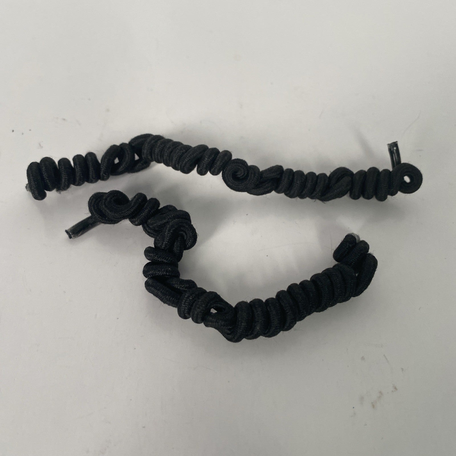 No Tie Curly Shoe  Laces Black