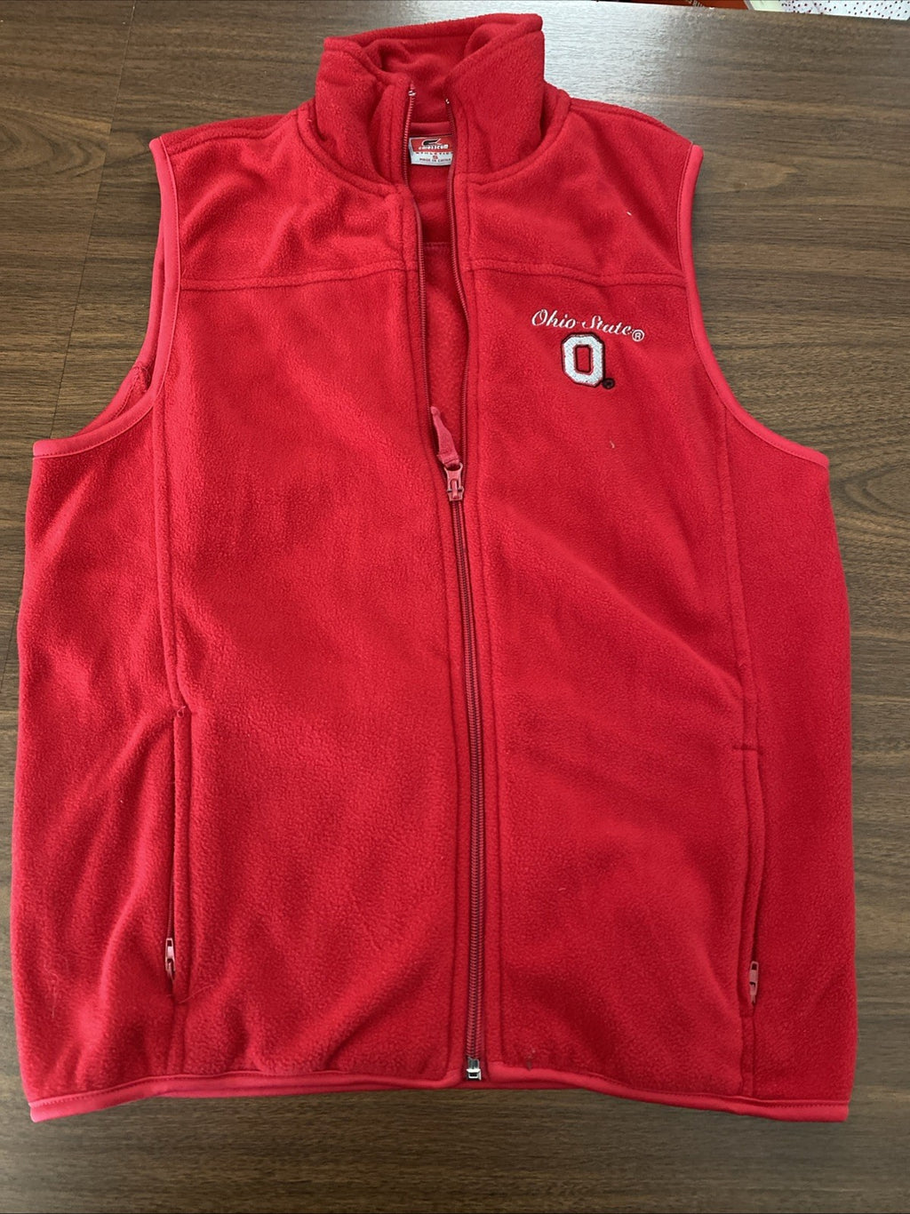 Ohio State Colosseum Athletics  Embroidered Women's Small Red Full Zip