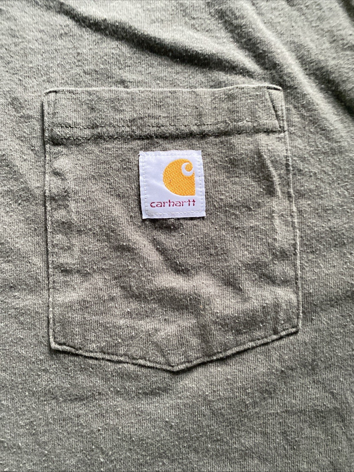 Carhartt Men's Short Sleeve T-Shirt Loose Fit 2XL Black Original Fit pocket logo