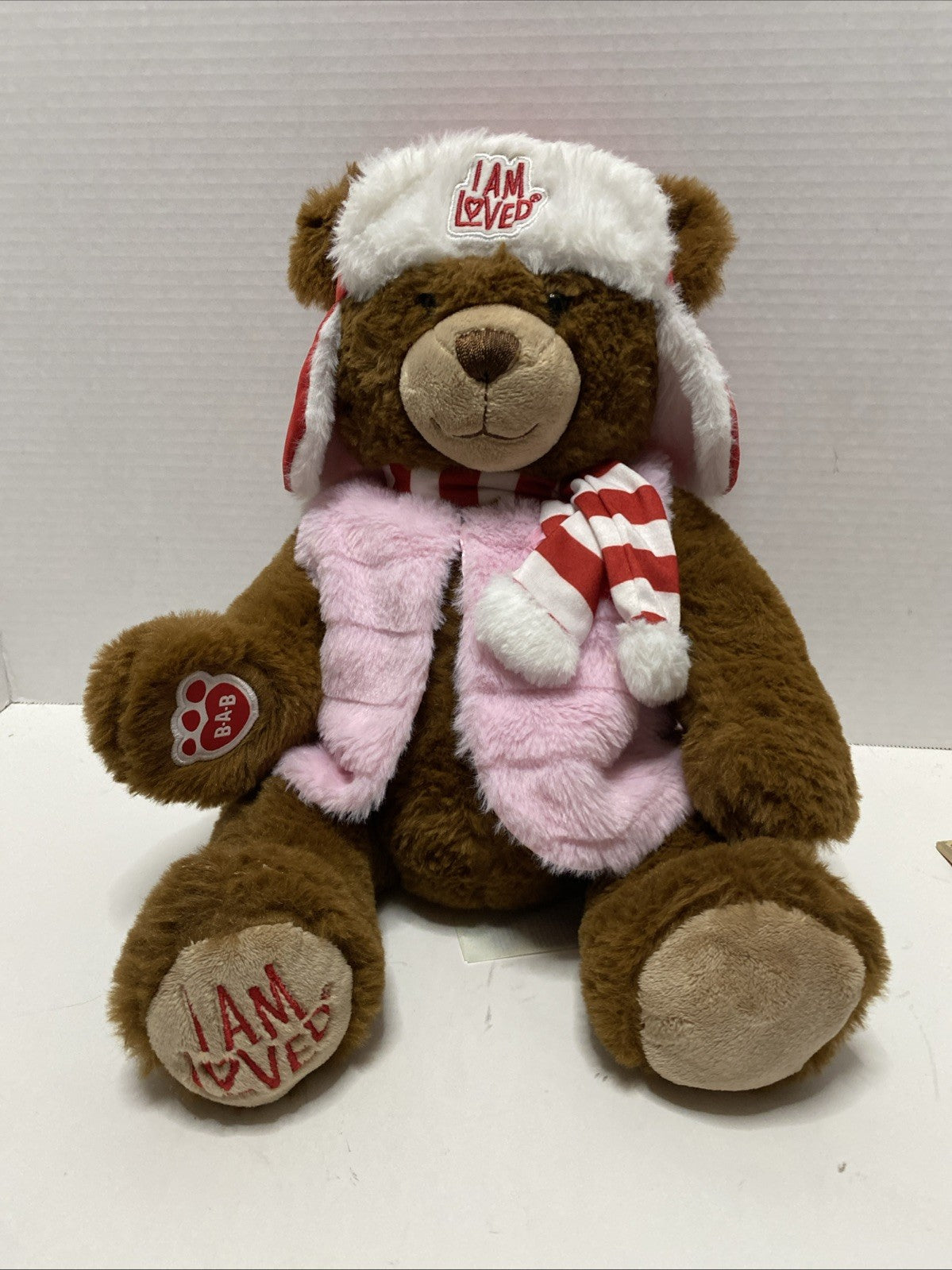 I AM LOVED Limited Edition Build A Bear 16" Plush Helzberg Diamonds Bag