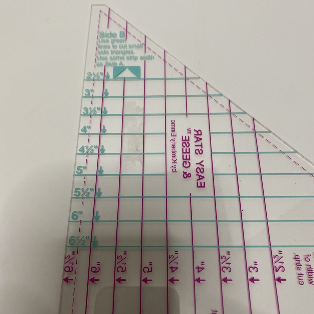 EZ Quilting Easy Star & Geese Ruler-9-1/4"X13" - 8823748