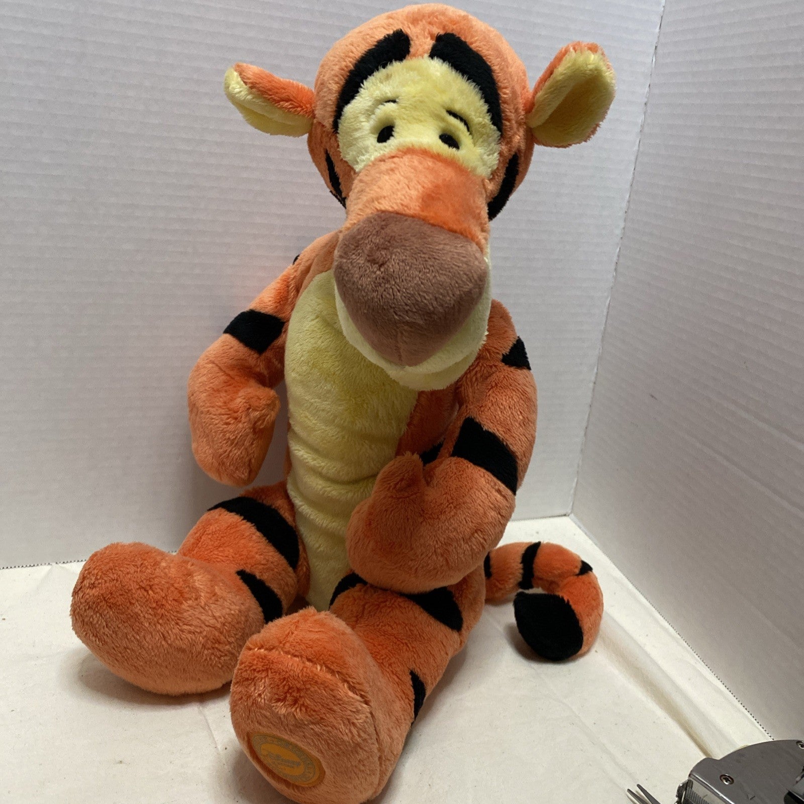 Tigger Winnie the Pooh Disney Store Patch Floppy Head Plush Stuffed Animal 18”