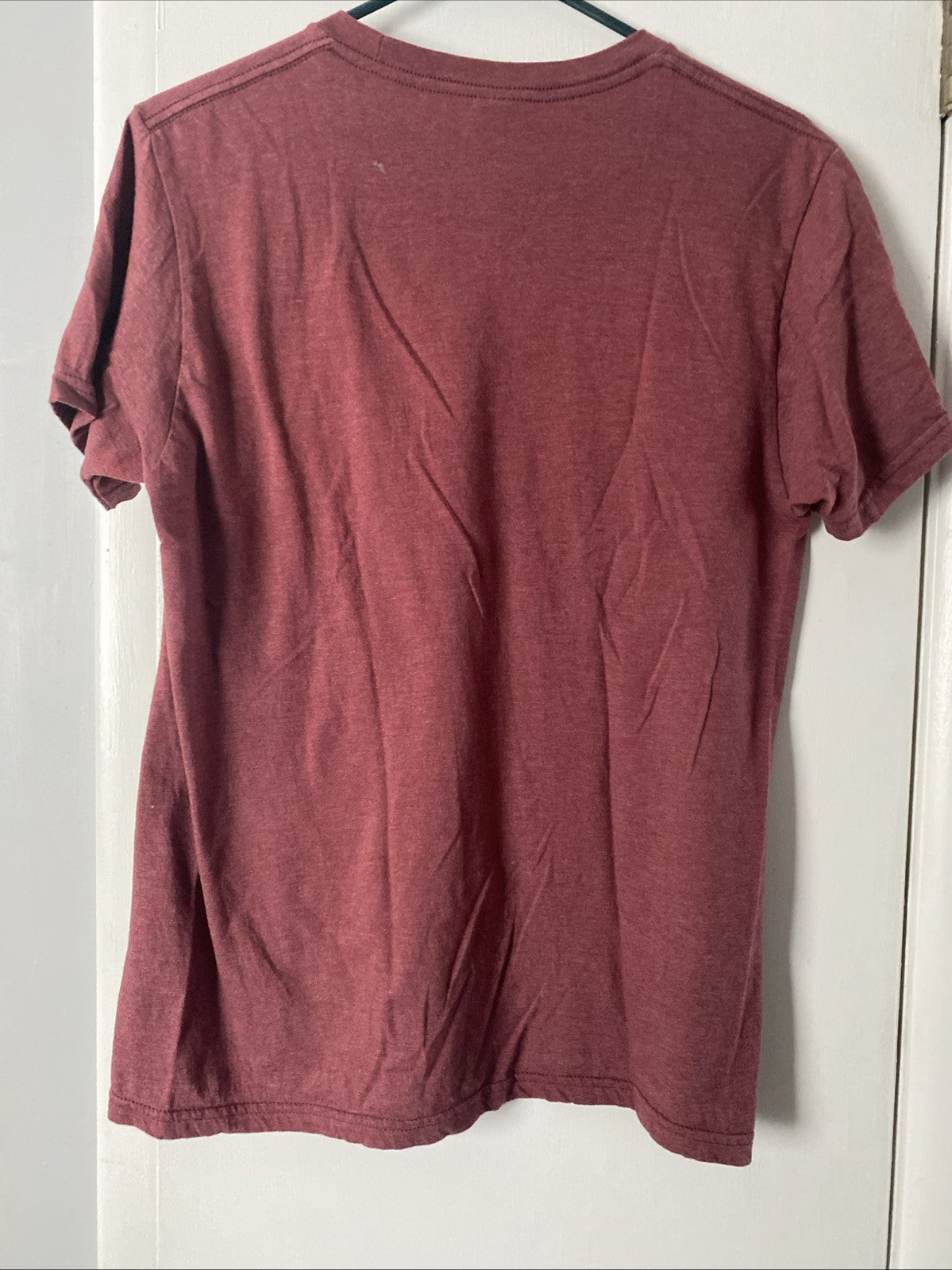 Men’s short sleeve Las Vegas Nevada T-shirt size medium maroon in color