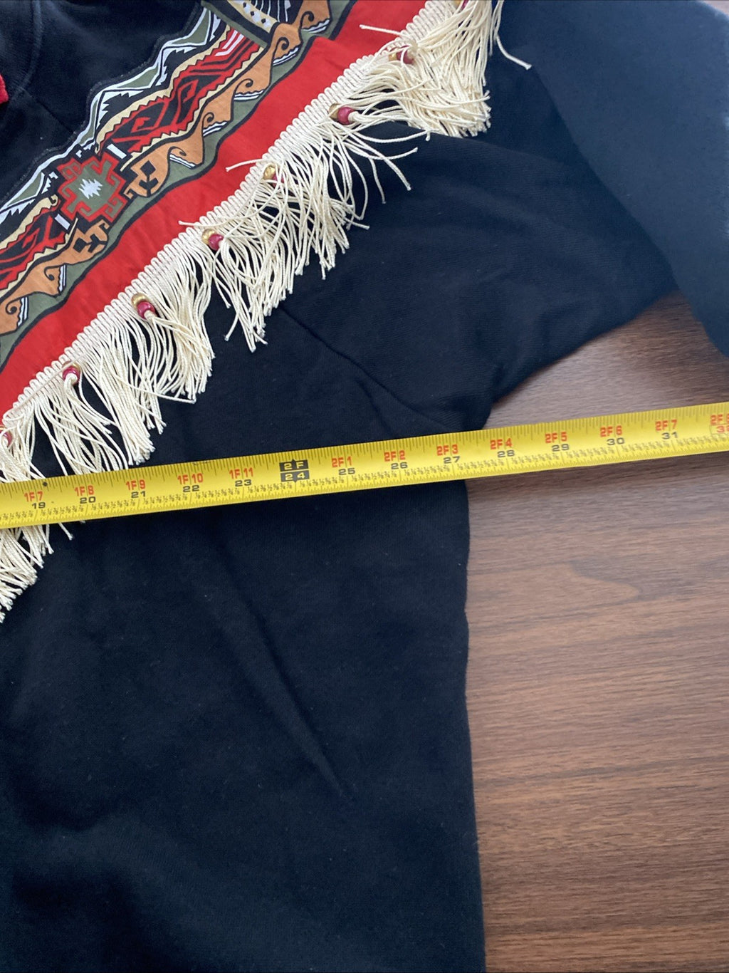 Frankly country Native American custom sweat jacket long sleeve 2XL