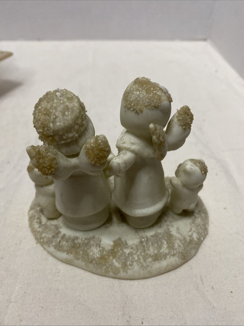 Little Miracles  Angels Singing with Bears - Porcelain Russ Berrie # 35759