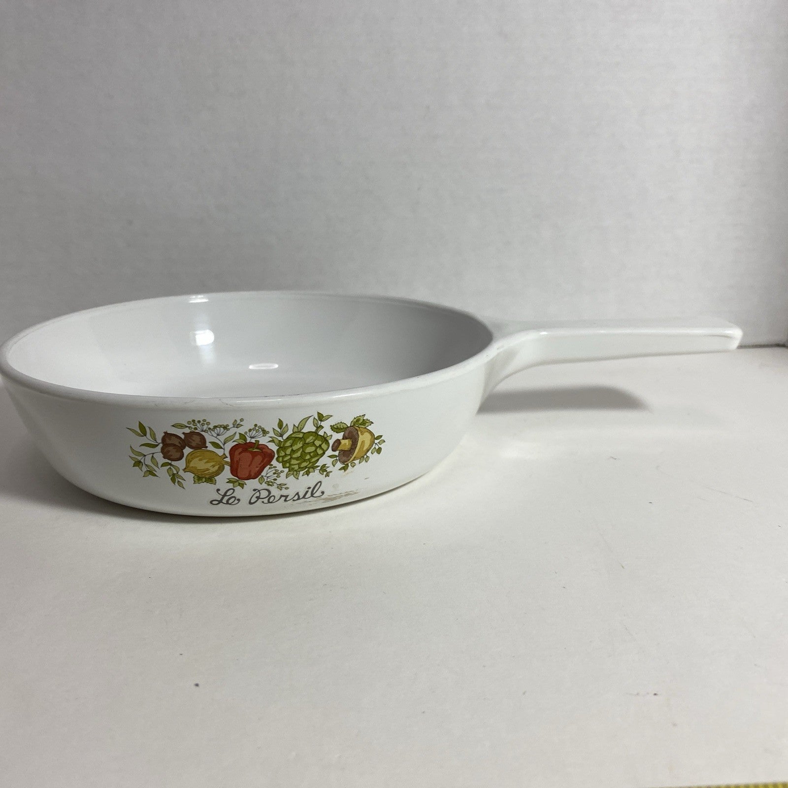 Corning Ware Spice of Life 6-1/2" Skillet With Handle Le Persil No Lid
