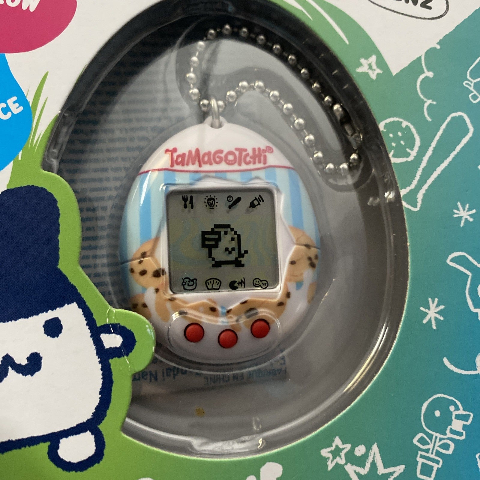 Genuine Bandai Tamagotchi Gen 2 Milk and Cookies Factory Sealed Package New